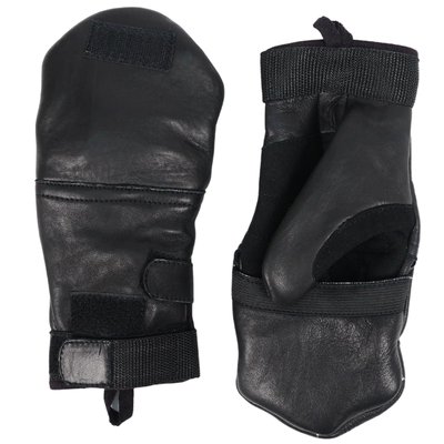 Тактичні чорні зимові рукавиці 979 фото