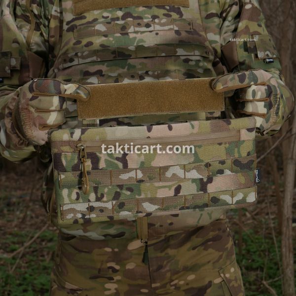 Захист живота (кишківник) з балістичним пакетом 1 клас захисту Militex cordura USA Multicam 3785 фото