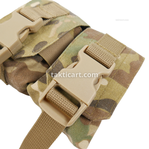 Тактичний підсумок під 2 гранати GU Double Mag Pouch Multicam 757 фото