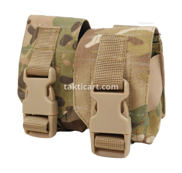 Тактичний підсумок під 2 гранати GU Double Mag Pouch Multicam 757 фото