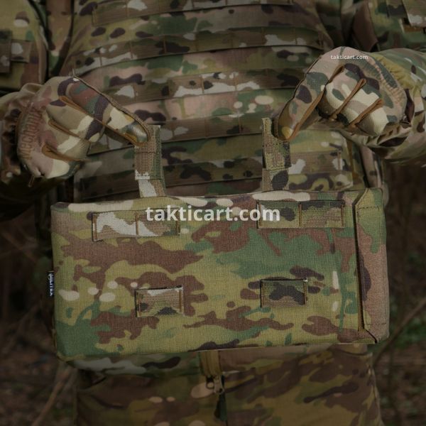 Захист попереку з балістичним пакетом 1 клас захисту Militex cordura USA Multicam 3791 фото