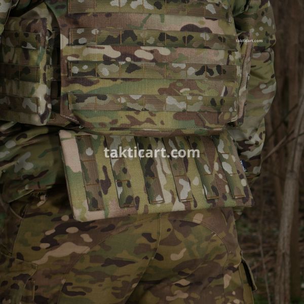 Захист попереку з балістичним пакетом 1 клас захисту Militex cordura USA Multicam 3791 фото