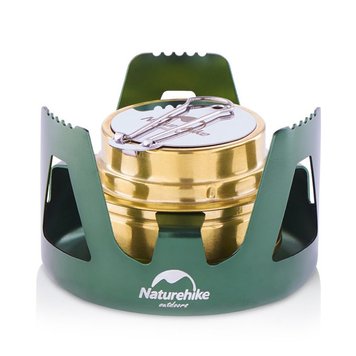 Пальник спиртовий Naturehike NH Alcohol Burner steel NH18L001-T, зелений 59469 фото