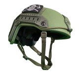 Каска шолом FAST Helmet Green Army KEVLAR рівень захисту - NIJ IIIA 67035 фото