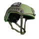 Каска шолом FAST Helmet Green Army KEVLAR рівень захисту - NIJ IIIA 67035 фото 1