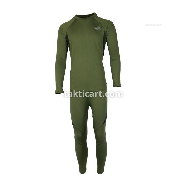 Комплект термобілизни Tactical Fleece Thermal Suit Хакі 2127 фото