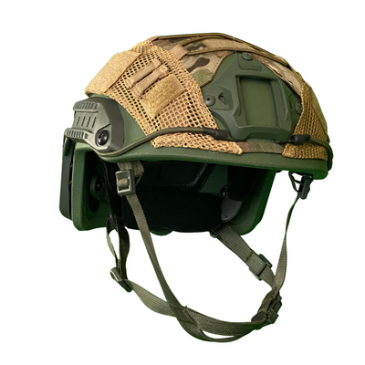 Кевларовий шолом FAST Helmet Green Army рівень захисту - NIJ IIIA 67035 фото