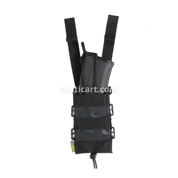 Жорсткий посилений тактичний підсумок GU Single Mag Pouch Dark Multicam 1541 фото